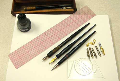 Basic Calligraphy Tools